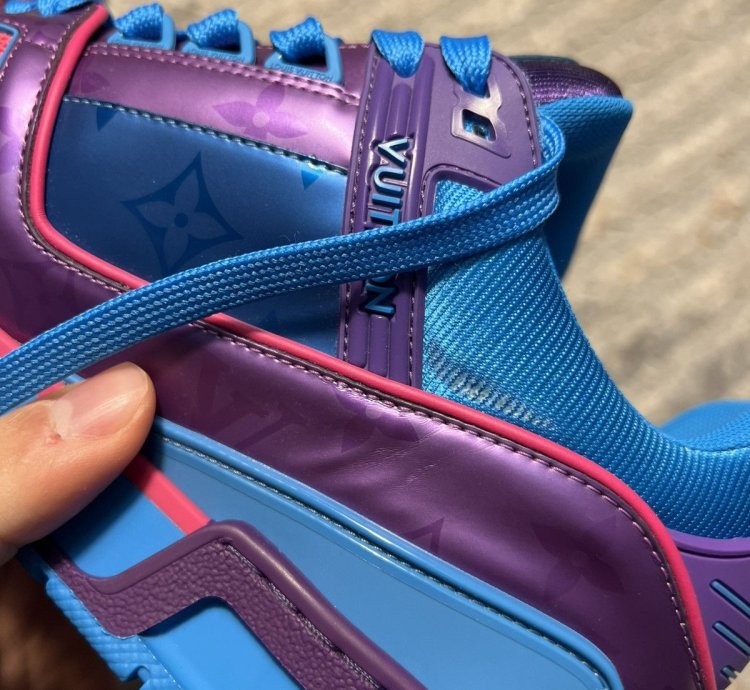 Louis Vuitton Metalic Purple Trainer