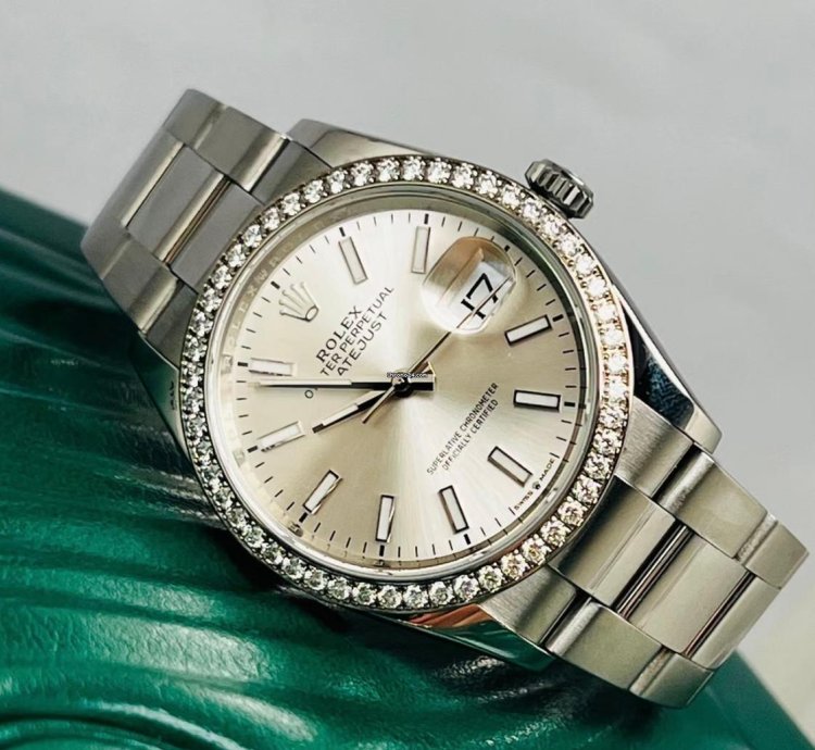 Rolex Datejust 36 Silver Index Oys