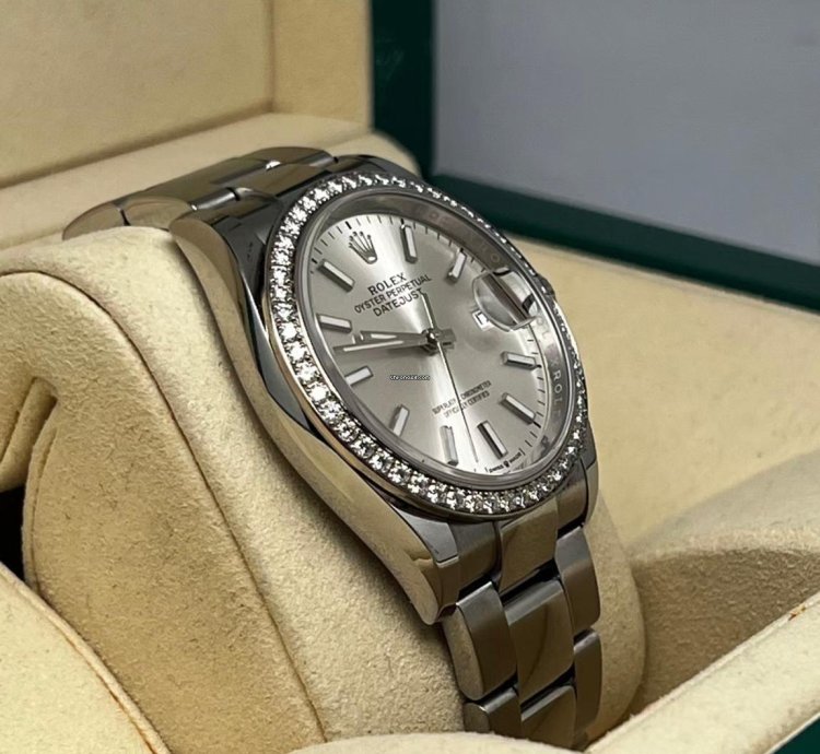 Rolex Datejust 36 Silver Index Oys