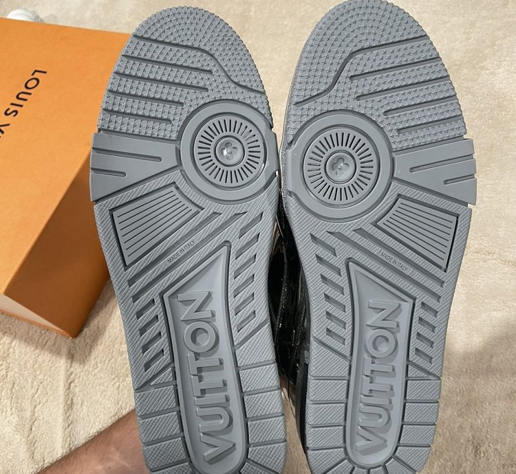 Louis Vuitton Mirror Silver Trainer Sneaker