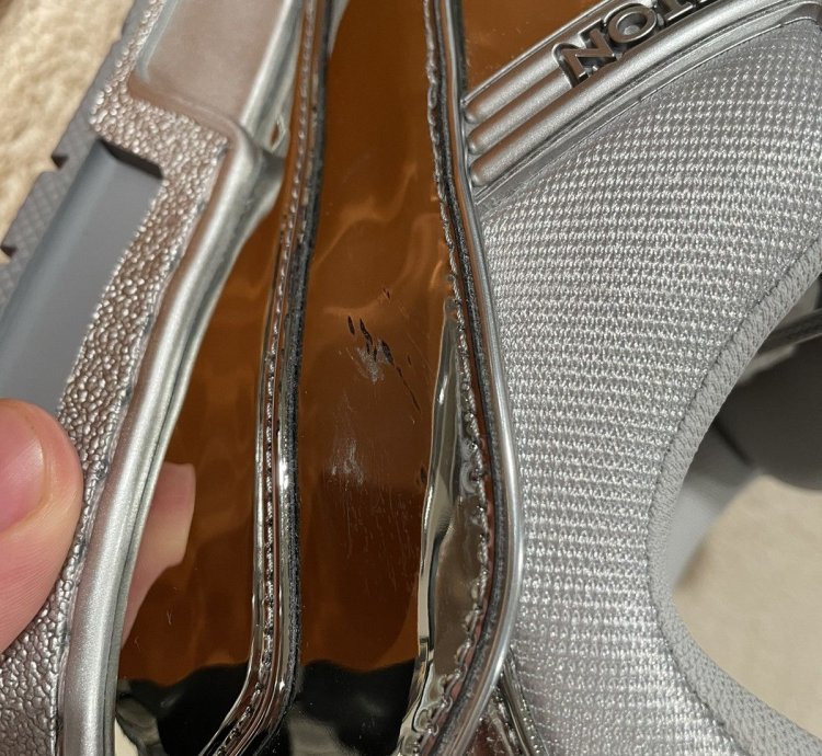 Louis Vuitton Mirror Silver Trainer Sneaker