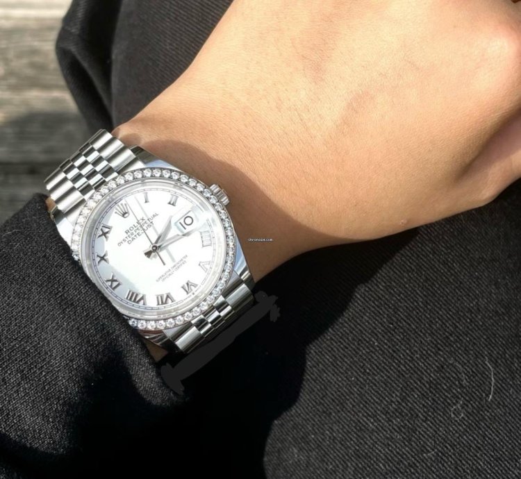 Rolex Datejust 36 White Roman Jub