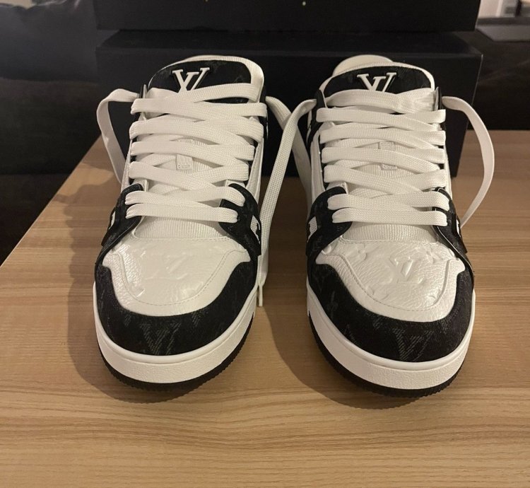 Louis Vuitton Monogram Leather Denim 1a9jgf Size 9 5 Lv