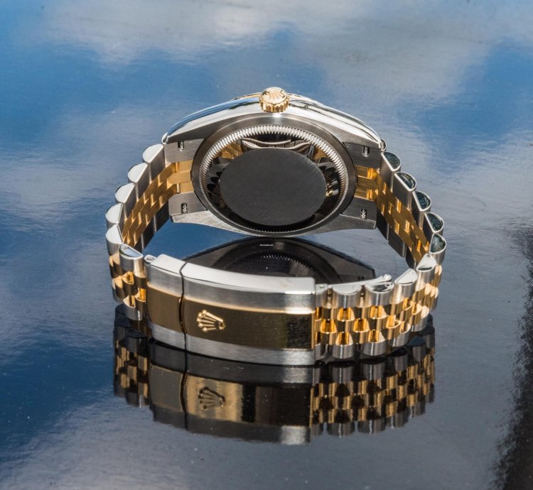 Rolex Datejust 36 Wimbledon Two Tone Yellow Gold Jubilee
