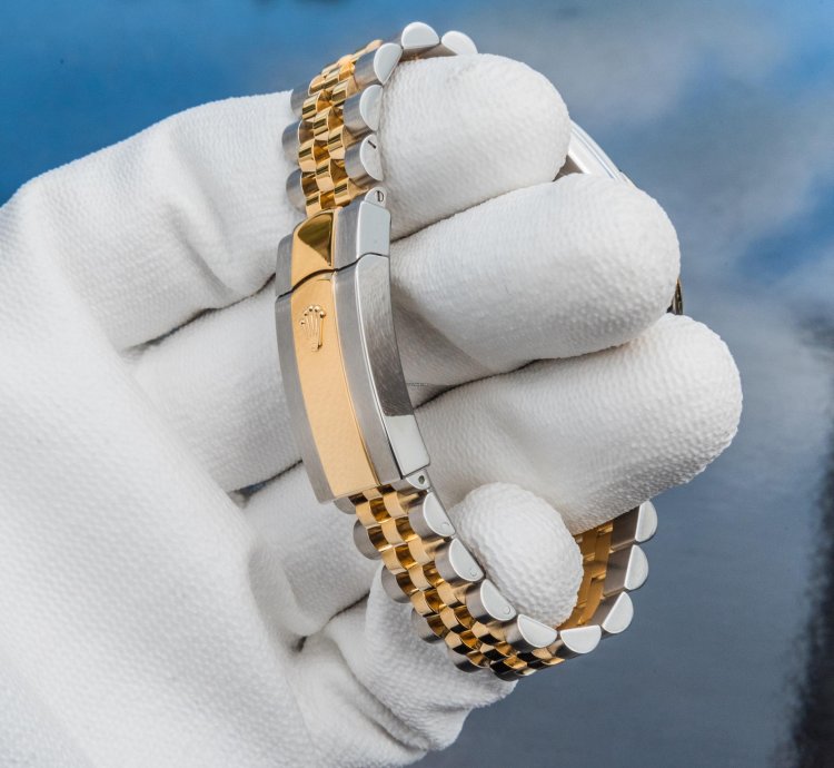 Rolex Datejust 36 Wimbledon Two Tone Yellow Gold Jubilee