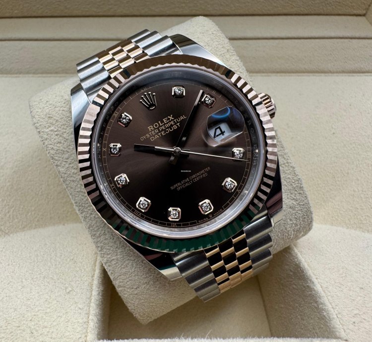 Rolex Datejust 41 126331 Choco Diamonds 2025 New