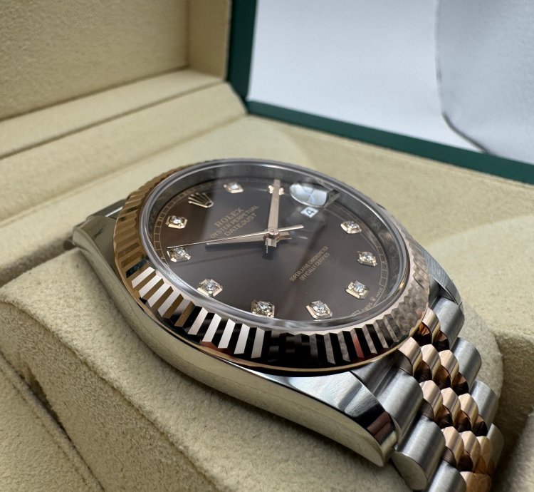 Rolex Datejust 41 126331 Choco Diamonds 2025 New