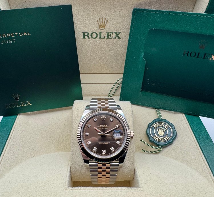 Rolex Datejust 41 126331 Choco Diamonds 2025 New