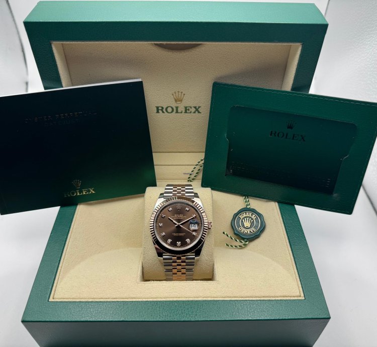 Rolex Datejust 41 126331 Choco Diamonds 2025 New