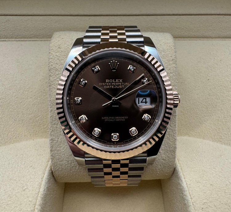 Rolex Datejust 41 126331 Choco Diamonds 2025 New
