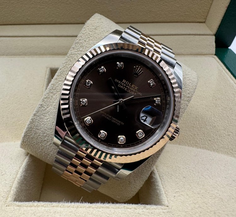 Rolex Datejust 41 126331 Choco Diamonds 2025 New