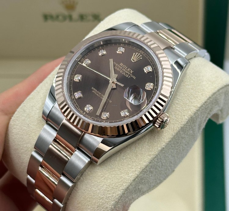 Rolex Datejust 41 126331 Chocolate Diamond Oyster