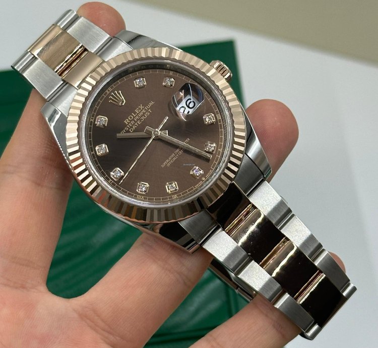 Rolex Datejust 41 126331 Chocolate Diamond Oyster