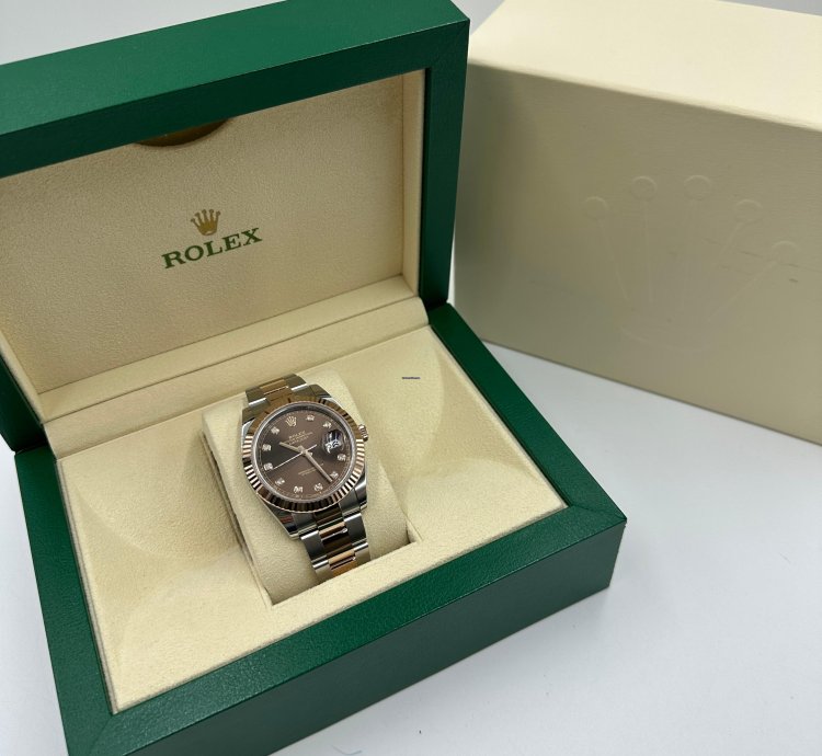 Rolex Datejust 41 126331 Chocolate Diamond Oyster