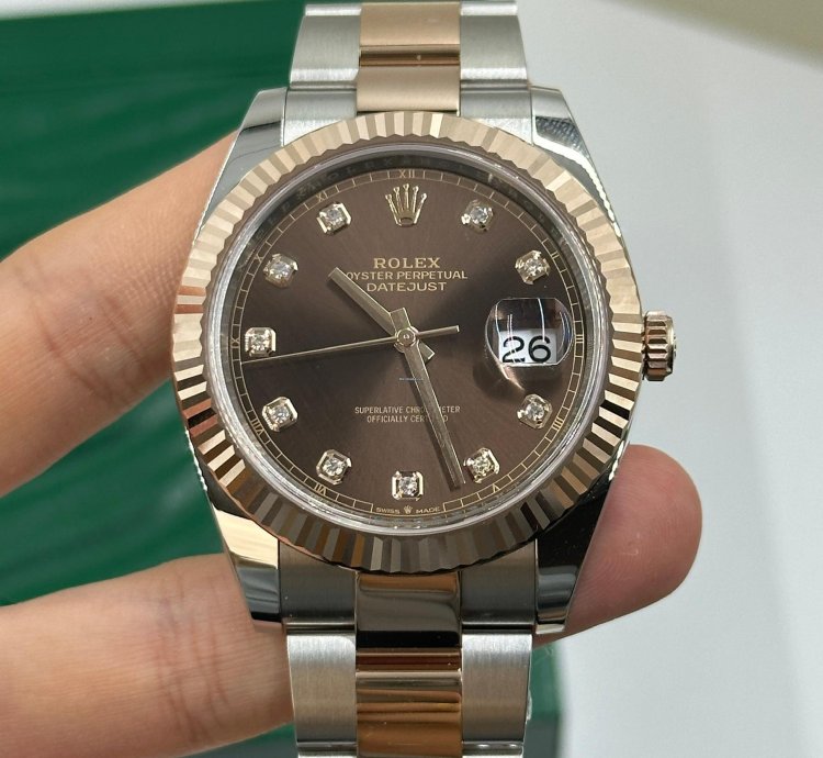 Rolex Datejust 41 126331g Chocolate Dial Oyster