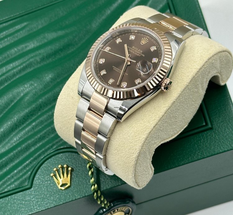 Rolex Datejust 41 126331g Chocolate Dial Oyster