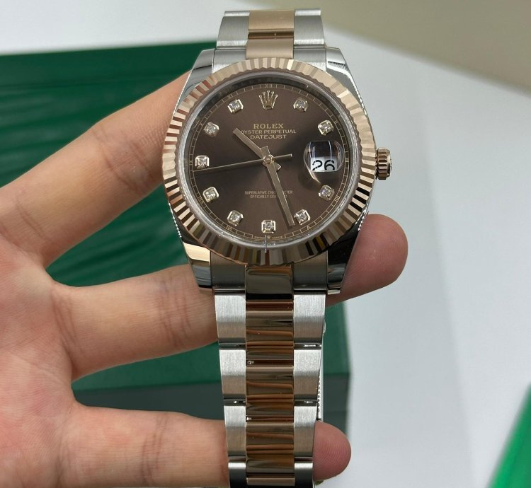 Rolex Datejust 41 126331g Chocolate Dial Oyster