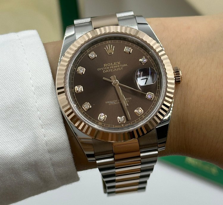 Rolex Datejust 41 126331g Chocolate Dial Oyster