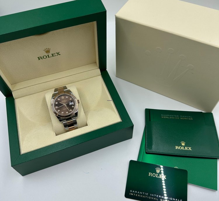 Rolex Datejust 41 126331g Chocolate Dial Oyster
