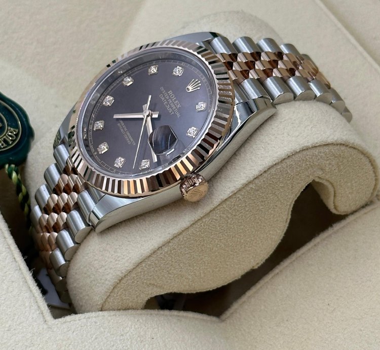 Rolex Datejust 41 126331g Chocolate Diamond Dial Jubilee