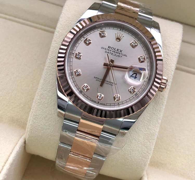 Rolex Datejust 41 126331g Sundust Dial Oyster