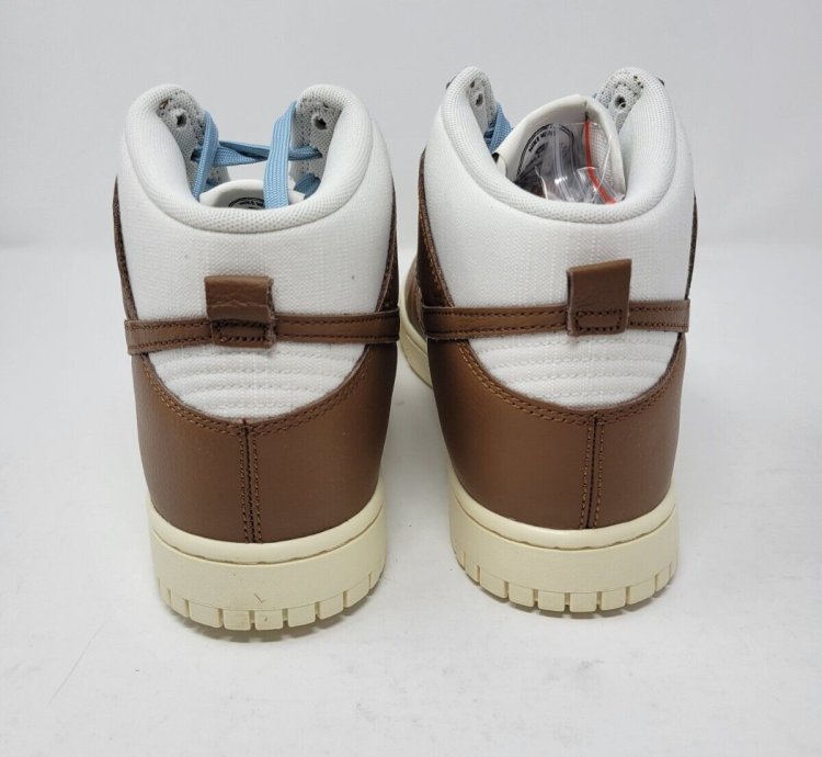 Nike Dunk Hi Retro Prm Pecan Sail Worn Blue Off Noir Dq8800-200 New Ships Asap