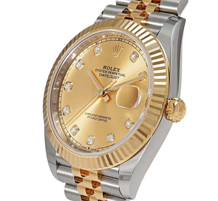 Rolex Datejust 41 126333g Automatic Gold Steel New