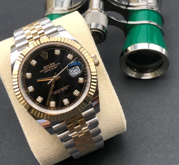 Rolex Datejust 41 126333g Black Diamond Dial Jubilee