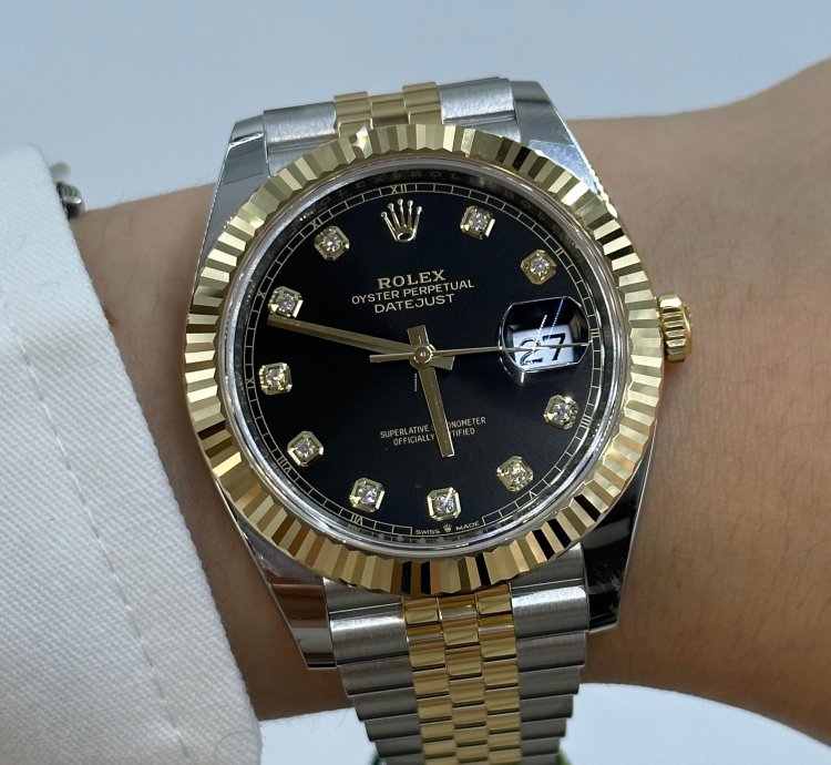 Rolex Datejust 41 126333g Black Jubilee