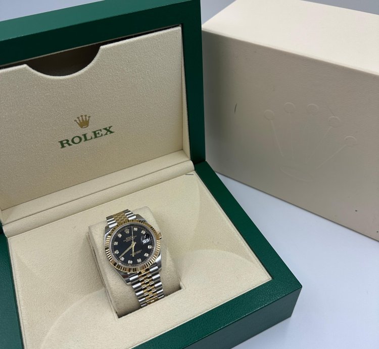 Rolex Datejust 41 126333g Black Jubilee
