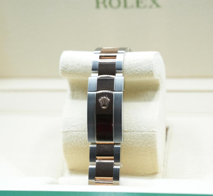 Rolex Datejust 41 2024 Datejust 41 Steel And Rose Gold Chocolate Diamond Dial Unworn Box And Papers 126331