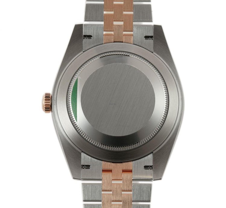 Rolex Datejust 41 41mm Steel Everose Gold Chocolate Diamond Dial Jubilee Bracelet