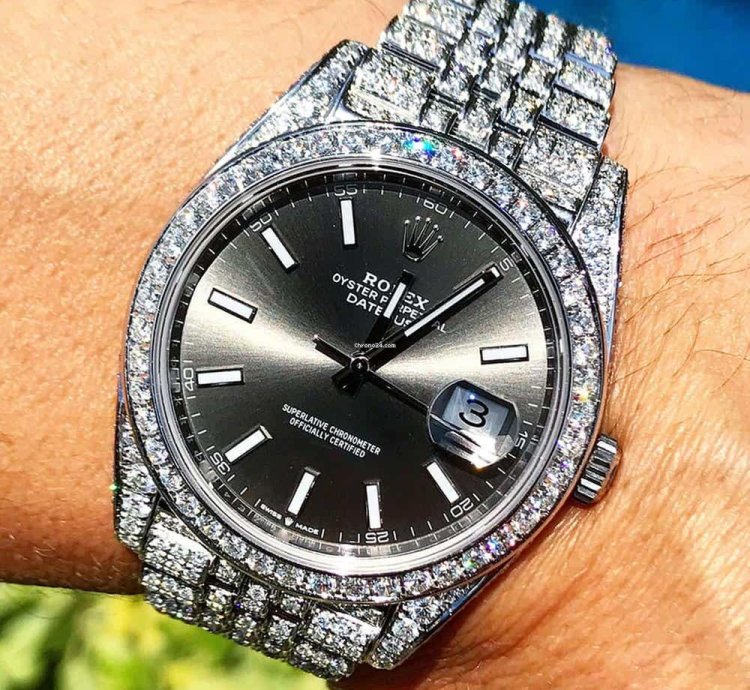 Rolex Datejust 41 41mm Top Quality Natural Diamonds