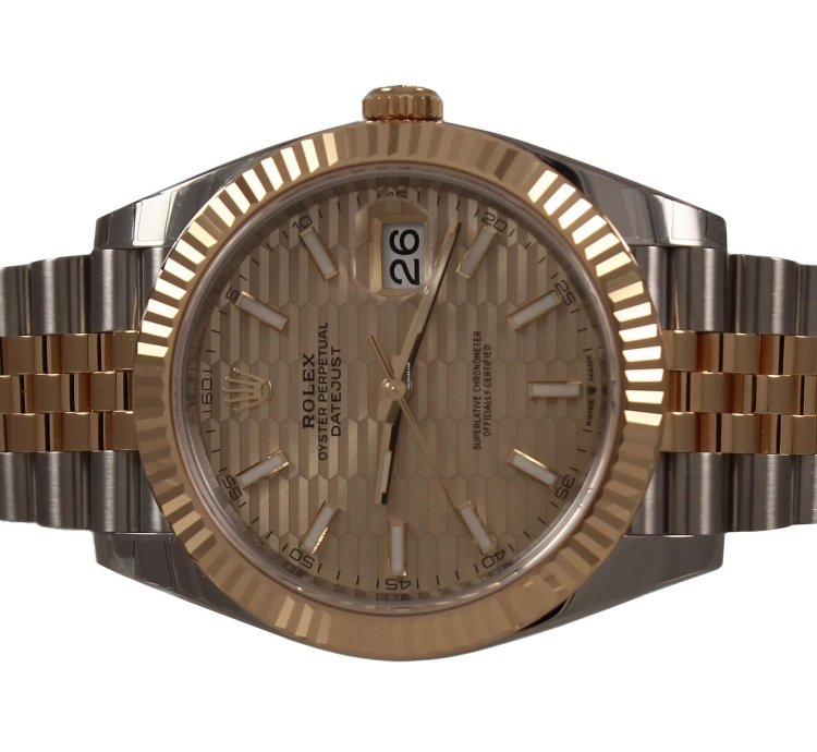 Rolex Datejust 41 41mmfluted Motif Ref 126333 Ss Yg Jubilee Full Set 2023 Watch