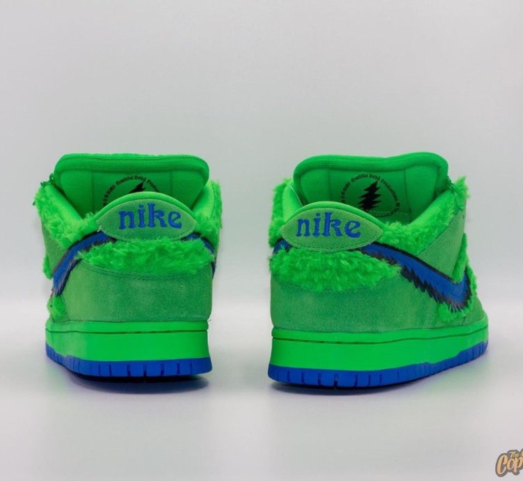 Grateful Dead X Nike Sb Dunk Green Bear Cj5378-300