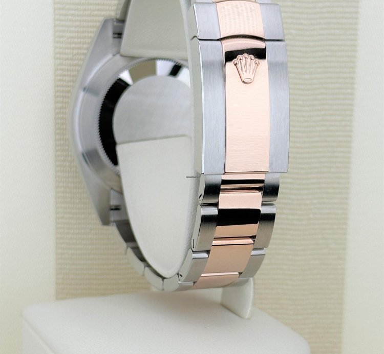 Rolex Datejust 41 Neu Ungetragen 2023 Zifferblatt Sundust Mit Diamanten
