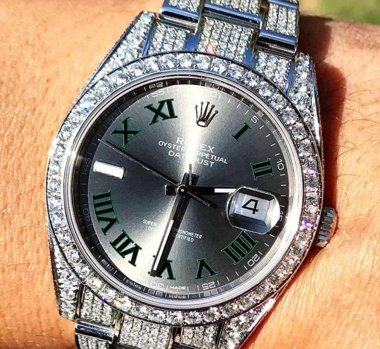 Rolex Datejust 41 Oyster 41mm Unworn Full Set 2023 Wimbledon Roman Dial Top Quality