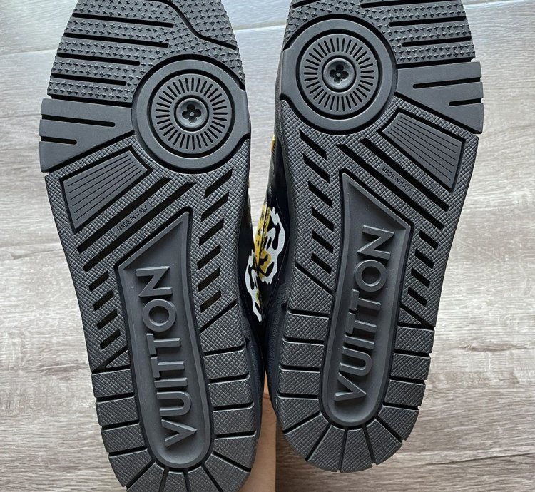 Louis Vuitton Nigo Black Tiger Trainer Sneaker