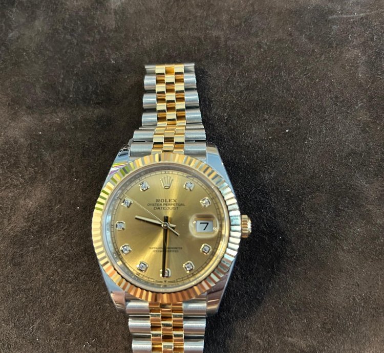 Rolex Datejust 41 Stahl Gold Diamant Zifferblatt
