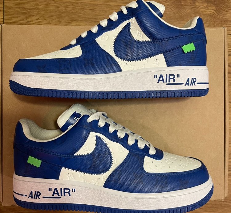 Louis Vuitton Nike Air Force 1 Low Royal Blue