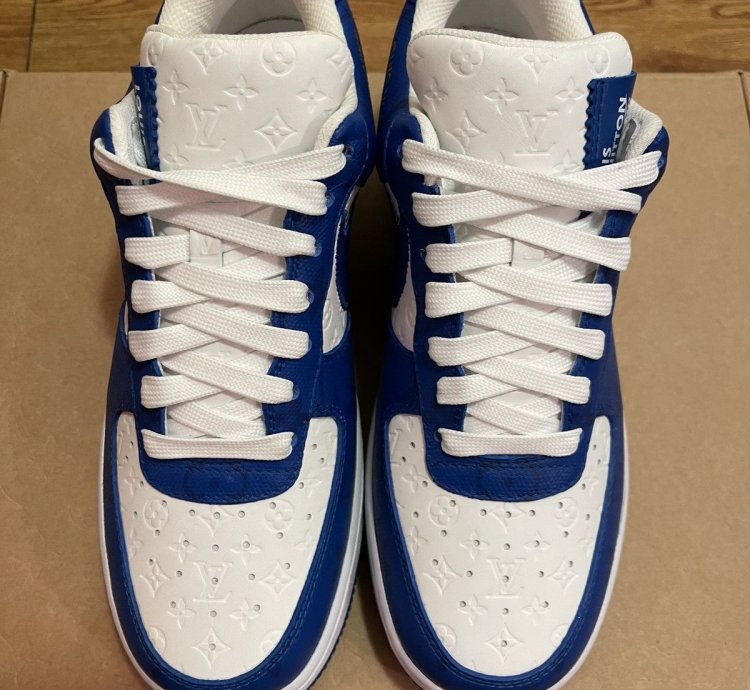 Louis Vuitton Nike Air Force 1 Low Royal Blue