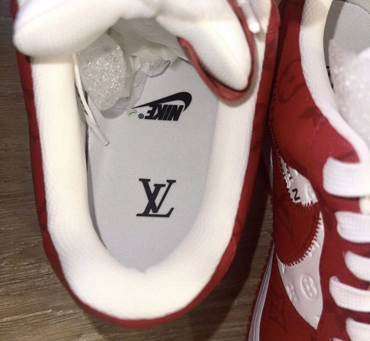 Louis Vuitton Nike Red