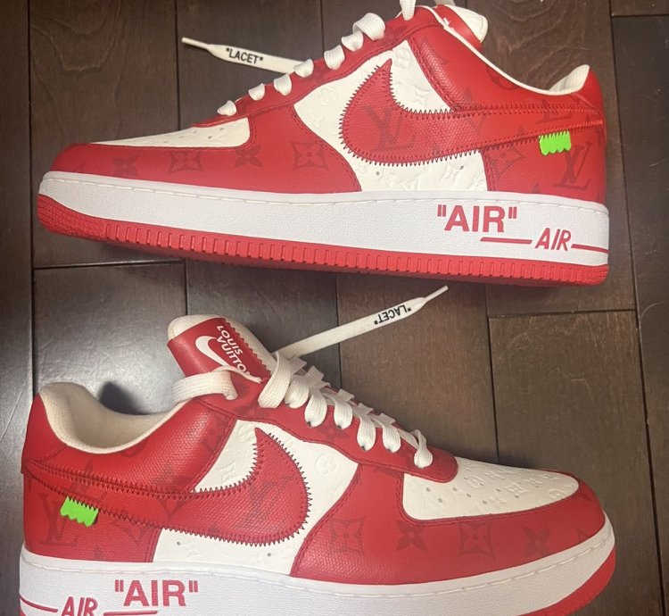Louis Vuitton Nike Red