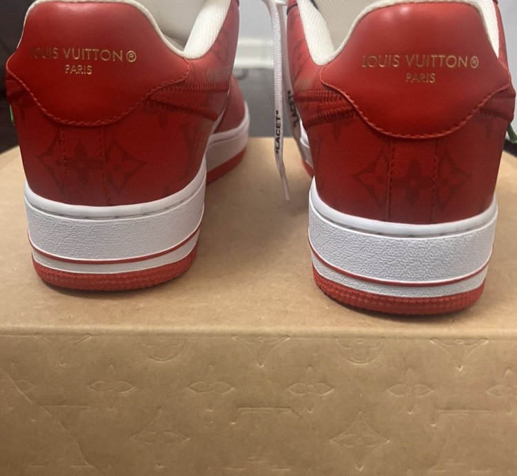 Louis Vuitton Nike Red