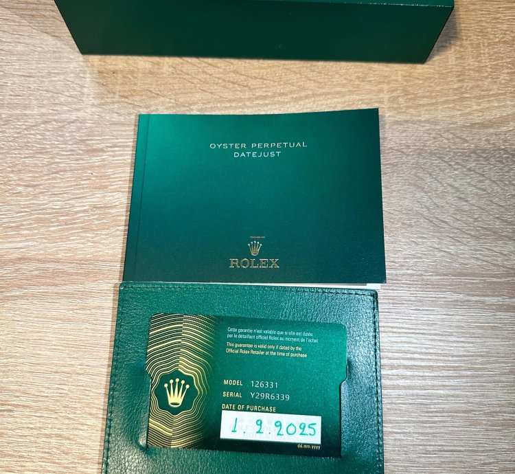Rolex Datejust 41 Wimbledon 41 Bracelet Oyster Rosegold Full Stickers