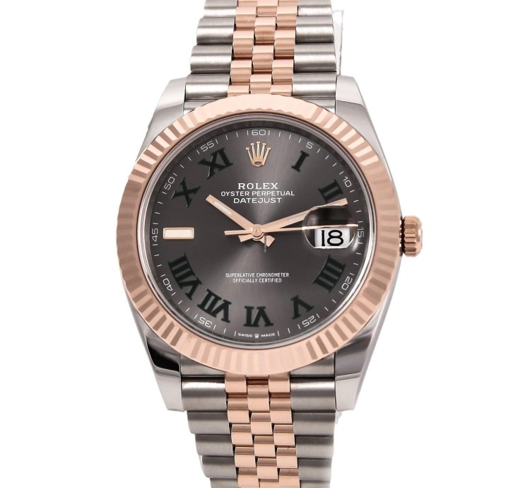 Rolex Datejust 41 Wimbledon Full Set Rose Gold 2023