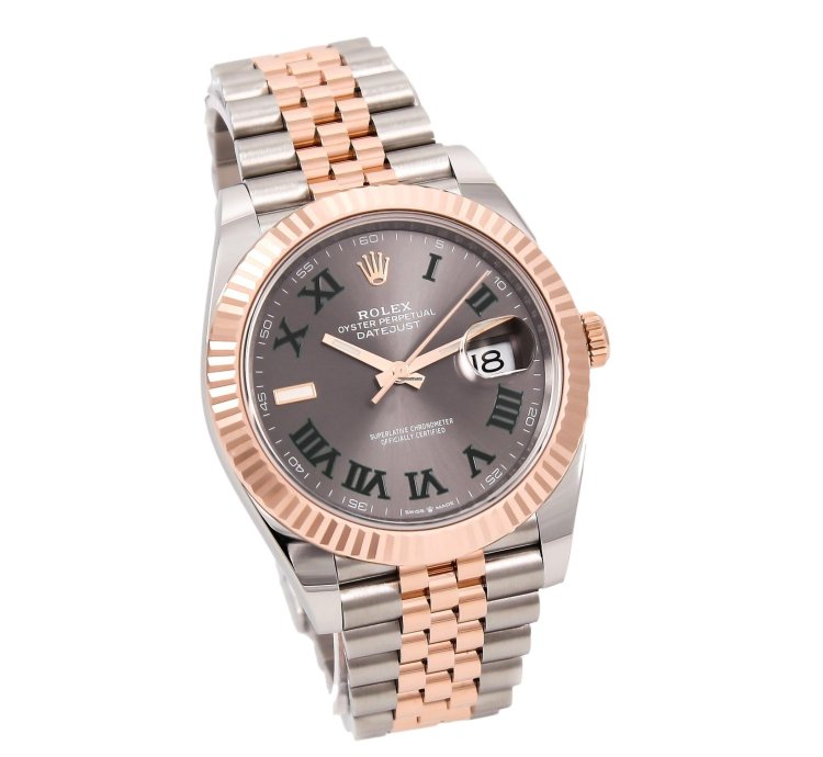 Rolex Datejust 41 Wimbledon Full Set Rose Gold 2023