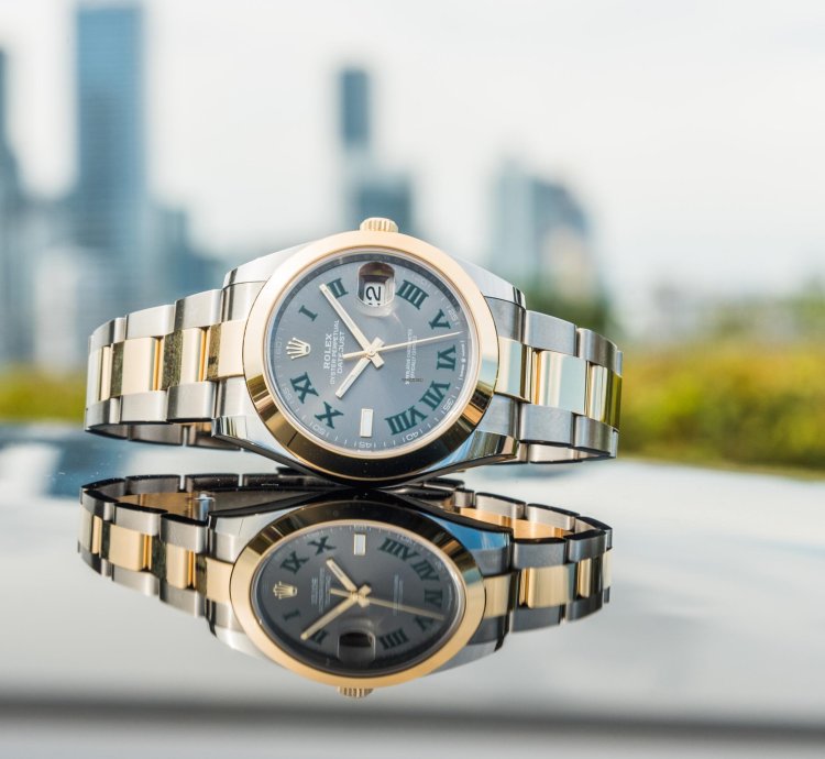 Rolex Datejust 41 Wimbledon Smooth Bezel Oyster