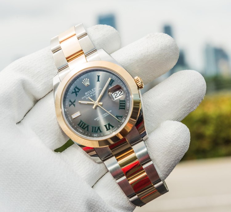 Rolex Datejust 41 Wimbledon Smooth Bezel Oyster