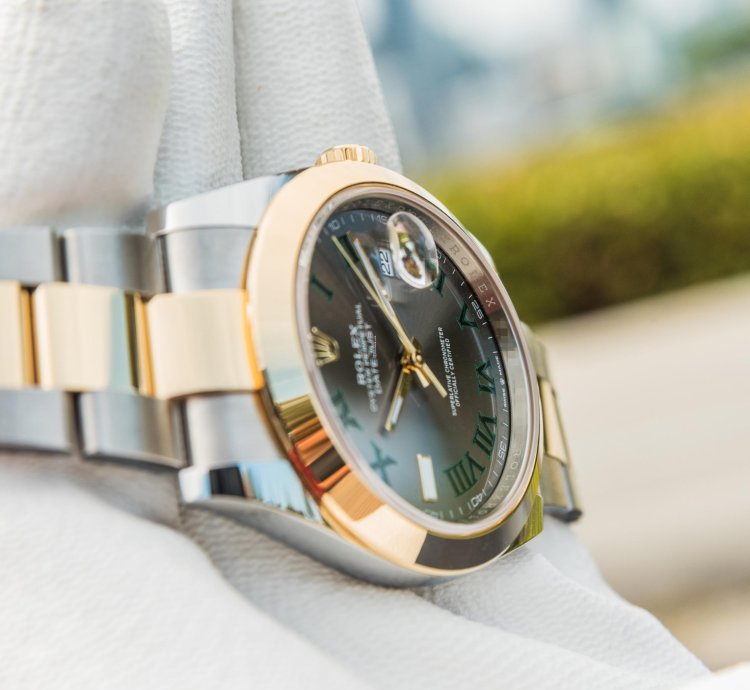 Rolex Datejust 41 Wimbledon Smooth Bezel Oyster